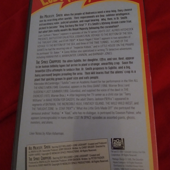 Rare Sealed Lost in Space 2 VHS Tapes, New - Picture 4 of 7